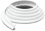 Taylor 826500 White Twin Flap Vinyl Deck Channel 